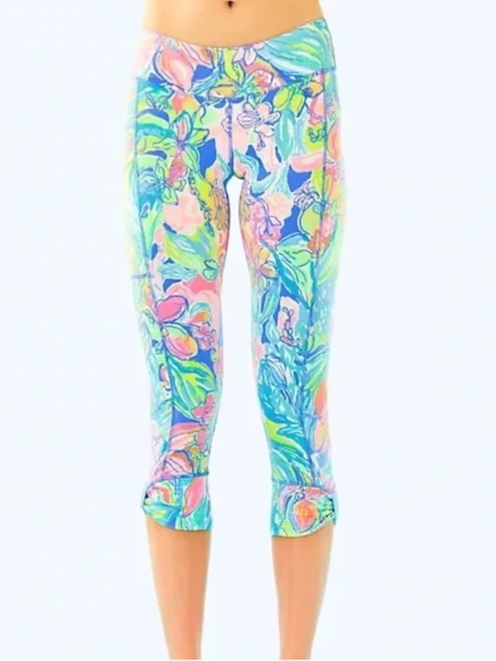 Lilly Pulitzer fara weekender Luxletic Floral Capri Leggings - Multicolor